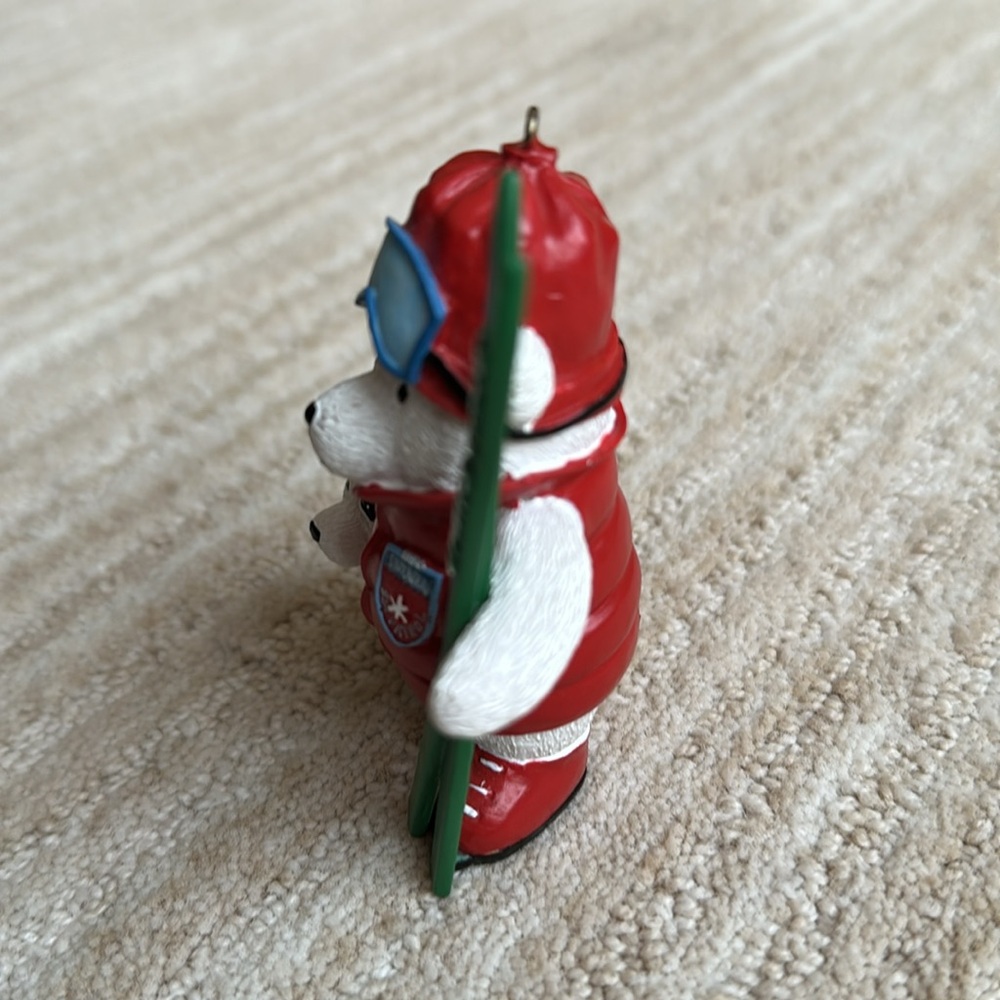 Dayton Hudson Santabear Ornament 2004 Skiing Santa Bear Marshall Fields - Picture 11 of 16